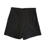 🔃High Waisted Aili Artisan Jeans Denim Shorts Black Photo 5