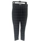 Nine West  Size 6 Heidi Pull On‎ Black Plaid Pants 2010 Aria Montgomery Grunge Photo 2