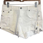 Ocean Drive  White Distressed Shorts Sz 5 NWT Photo 0
