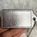 Coach 2.5" Silver Fob Bag Charm Hang tag Hangtag Photo 1