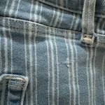 Good American  Porkchops Cuttoff Blue Striped Jean Shorts 3” Inseam‎ Women’s 16 Photo 6