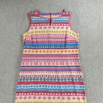 Talbots  Dress 14 Pastel Textured Striped Floral Sleeveless Midi Easter Sprint Photo 1