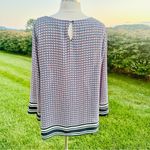 Violet+Claire Women's  Multicolor Diamond Patterned Top Photo 8