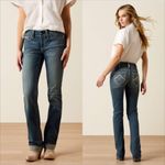 Ariat  Womens REAL Straight Leg Jean Size 29 Western Rodeo Cowgirl Photo 1