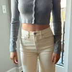 ZARA Gray  Cropped Cardigan Photo 0