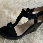Calvin Klein  black open toed wedges Photo 0