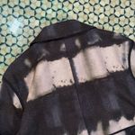 EUC LAFAYETTE 148 Light Weight Blazer Jacket Tie Dye Print Women's S White Gray Photo 4