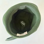 Women's Church Hat Green Retro Felt Made in Italy Brim Size 22.5 The Hat Rack Photo 4