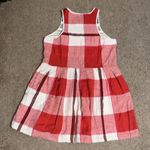 Ace & Jig  Boardwalk Dress Doublecloth‎ Cotton Rouge Red Plaid Large Photo 5