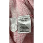 Ann Taylor LOFT Pink White Crosshatch Pattern Cardigan Size M Photo 2