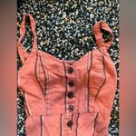 Urban Outfitters Jumpsuit STRIPED LINEN BLEND TIE BACK ASHLEY SMALL Photo 2