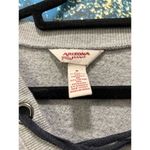 Arizona Jean Company Arizona Jean Co. Women's Grey Lace-Up Hoodie Sweatshirt Size M Photo 2