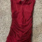 Oh Polly  Mini Dress Embellished Red Photo 0