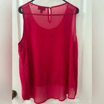 Thalia Sodi  of Macy’s hot pink sleeveless blouse with colorful stud detail. Photo 5