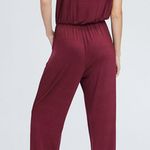 Evelie Burgundy Jumpsuit Size 1X Photo 1