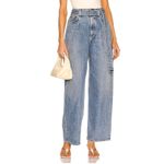 AGOLDE  Free People Belted Baggy Jeans in Outlander Photo 2