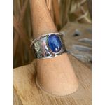 Kyanite Brazil Sterling Silver Ring Size 9.5 Silver Photo 7
