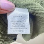 Indigo Rose 2X Gauzy Crinkle Cotton Ruffle Sleeve Tiered Dress Olive Green Photo 5