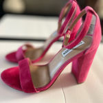 Steve Madden  Women's Carrson Ankle-strap Dress Sandals In Hot Pink size 8 Photo 0