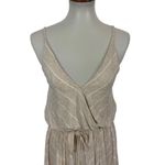 Ocean Drive ‎ Cream Dress Large Casual Resort Boho Beach Spaghetti Strap Photo 1