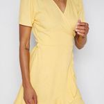 Sadie and Sage -YELLOW WRAP DRESS-SIZE SMALL Gorgeous yellow wrap dress, excellent condition, 100% rayon, excellent condition  Measurements: Bust: armpit to armpit 17 inches  Length: shoulder seam to bottom 30 inches  Photo 0