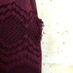 Free People Dress Women M Burgundy Red Natasha Lace Halter Bodycon Mini Party Photo 8