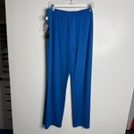 NWT KASPER Knit Studio Large Knit Pant Stretchable Elastic Waist Cabana Blue Photo 2