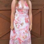 Halter full length dress Pink Size M Photo 0