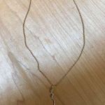 Stella & Dot  Gold Lightning Bolt Charm Necklace Photo 1
