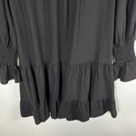 Pomander Place by Tuckernuck Women's Black Crepe Kenzo Mini Dress Tier‎ sz XS Photo 7