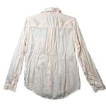 Aerie Shirt Women's Small Peach Button Up Long Sleeve 100% Lyocell Soft Casual Photo 2