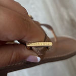 Tory Burch  Tan Leather Thong Sandals Photo 4