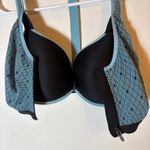 Victoria's Secret Victoria Sport Knockout Front Close Teal Black Sports‎ Bra 32DDD Photo 2