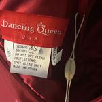 Dancing Queen  NEW XS Spaghetti Straps Burgundy Lace Bodice Short Dress w/pocket Photo 8