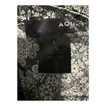 AQUA Black/White Printed Maxi Dress, Large Photo 6