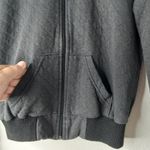 Dogzilians S Zip Front Bling Quilted Dog Lover Jacket in Dusty Black Silver Photo 5