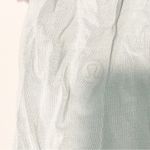 Lululemon  Modal Pleated Back Long Sleeve Lightweight Shirt Silver Blue Photo 3