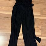 Trina Turk  Black Elegant Flattering Sleeveless Medium Chic Stylish Tie Jumpsuit Photo 6