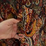 Studio Works  Orange & Red Paisley Button-Up Shirt  Photo 2