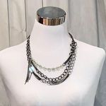 Talbots NWOT  multi strand statement necklace Photo 0