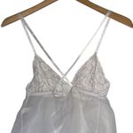 Petra Fashions Rare vntg white sweet sheer chiffons babydoll mini dress  medium​ Photo 6