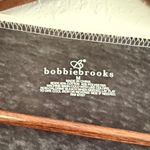 Bobbie Brooks Pink Black Lace Up Long Sleeve Top Medium Casual Pullover Shirt Photo 1