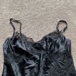 Victoria's Secret Victoria’s Secret Black Satin Chemise SIZE M Photo 1