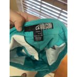 Volcom  Women's size 0 / 24 Turquoise Teal Aqua Blue Chino Shorts‎ Frochickie V5 Photo 3