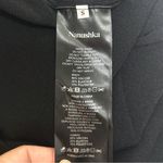 Nanushka Black Shani Knit Asymmetrical Cut Out Long Sleeve One Shoulder Mini New Photo 9