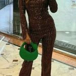 ZARA  SEQUINNED TOP Blouse High Neck & Long Sleeves w/ Slit Size XS NEW Photo 1