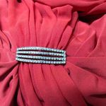 Ralph Lauren NWOT Lauren matte jersey jewel feature dress, Ruby red, Size 10 Photo 6