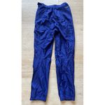 Patagonia Vintage  women Blue Waterproof windbreaker Track Pants w Side Zippers M Photo 3