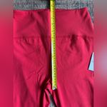 Beyond Yoga NWT  Powerbeyond High Waisted Midi Leggings in Retro Red Size L Photo 5