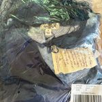 One World  Blue Washed 3/4 Long Sleeve Light Knit Sweater With Scarf M Photo 1